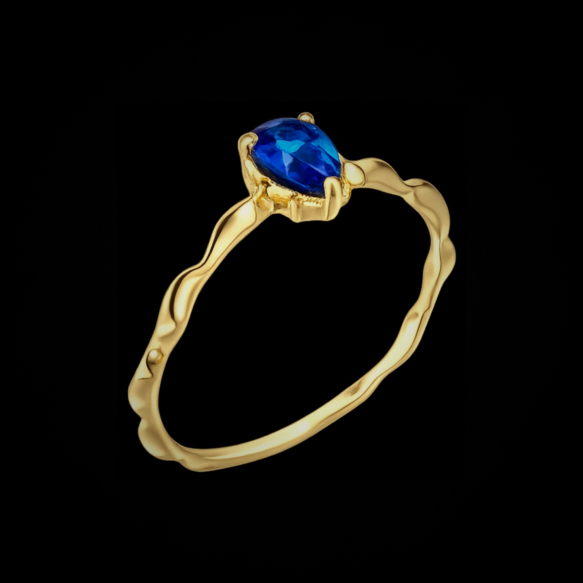 Anillo "Índigo" Espinela Azul