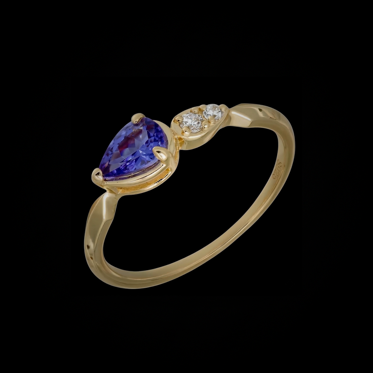 Anillo "Violeta" Tanzanita